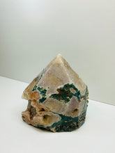 Load image into Gallery viewer, Pink Amethyst Crystal tower - paper weight or display piece