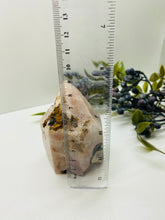Load image into Gallery viewer, Pink Amethyst Crystal tower - paper weight or display piece