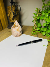 Load image into Gallery viewer, Pink Amethyst Crystal tower - paper weight or display piece