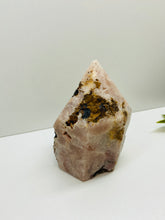 Load image into Gallery viewer, Pink Amethyst Crystal tower - paper weight or display piece