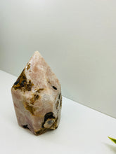 Load image into Gallery viewer, Pink Amethyst Crystal tower - paper weight or display piece