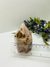Load image into Gallery viewer, Pink Amethyst Crystal tower - paper weight or display piece