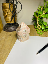 Load image into Gallery viewer, Pink Amethyst Crystal tower - paper weight or display piece
