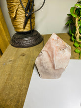 Load image into Gallery viewer, Pink Amethyst Crystal tower - paper weight or display piece