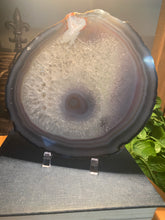 Load image into Gallery viewer, Polished Natural Agate slice - small cheese board or serving platter