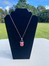 Load image into Gallery viewer, Rhondonite pendant set in sterling silver