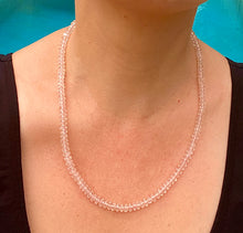 Load image into Gallery viewer, Rose Quartz bead necklace