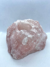 Load image into Gallery viewer, Rose Quartz Candle Holder