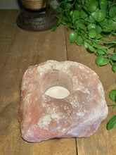 Load image into Gallery viewer, Rose Quartz Candle Holder