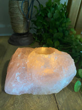 Load image into Gallery viewer, Rose Quartz Candle Holder