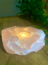 Load image into Gallery viewer, Rose Quartz Candle Holder