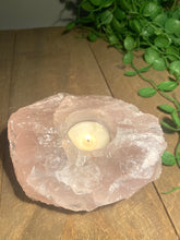 Load image into Gallery viewer, Rose Quartz Candle Holder