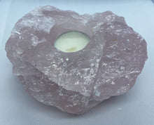Load image into Gallery viewer, Rose Quartz Candle Holder