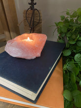 Load image into Gallery viewer, Rose Quartz tea light Candle Holder
