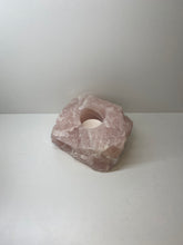 Load image into Gallery viewer, Rose Quartz tea light Candle Holder 65