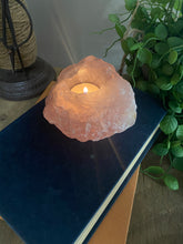 Load image into Gallery viewer, Rose Quartz tea light Candle Holder 70