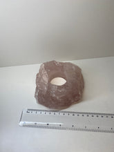 Load image into Gallery viewer, Rose Quartz tea light Candle Holder 70