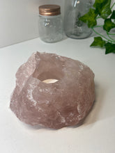 Load image into Gallery viewer, Rose Quartz tea light Candle Holder 70