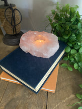 Load image into Gallery viewer, Rose Quartz tea light Candle Holder 73