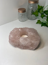 Load image into Gallery viewer, Rose Quartz tea light Candle Holder 73
