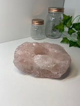 Load image into Gallery viewer, Rose Quartz tea light Candle Holder 73