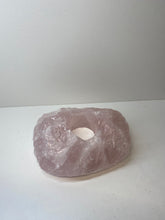 Load image into Gallery viewer, Rose Quartz tea light Candle Holder 75