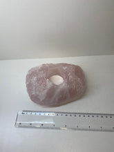 Load image into Gallery viewer, Rose Quartz tea light Candle Holder 75