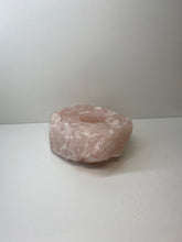 Load image into Gallery viewer, Rose Quartz tea light Candle Holder 80