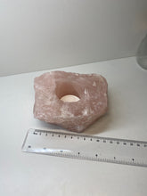 Load image into Gallery viewer, Rose Quartz tea light Candle Holder 80