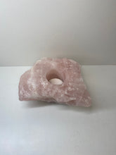 Load image into Gallery viewer, Rose Quartz tea light Candle Holder