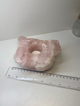 Load image into Gallery viewer, Rose Quartz tea light Candle Holder