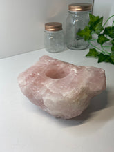 Load image into Gallery viewer, Rose Quartz tea light Candle Holder