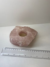 Load image into Gallery viewer, Rose Quartz tea light Candle Holder 88