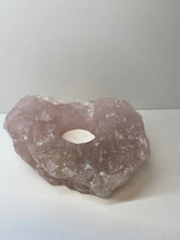 Load image into Gallery viewer, Rose Quartz tea light Candle Holder 89