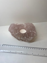 Load image into Gallery viewer, Rose Quartz tea light Candle Holder 89