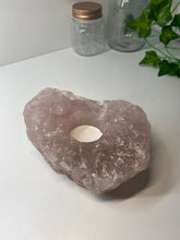 Load image into Gallery viewer, Rose Quartz tea light Candle Holder 89