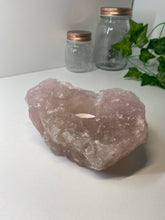 Load image into Gallery viewer, Rose Quartz tea light Candle Holder 89