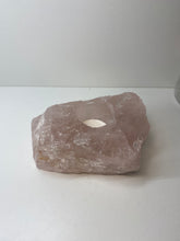 Load image into Gallery viewer, Rose Quartz tea light Candle Holder 95