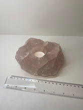 Load image into Gallery viewer, Rose Quartz tea light Candle Holder 95
