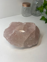 Load image into Gallery viewer, Rose Quartz tea light Candle Holder 95