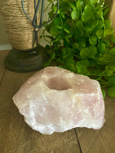 Load image into Gallery viewer, Rose Quartz Candle Holder