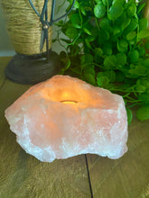 Load image into Gallery viewer, Rose Quartz Candle Holder