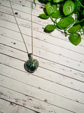Load image into Gallery viewer, Seraphenite pendant set in sterling silver - necklace