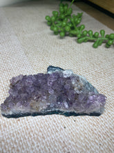 Load image into Gallery viewer, Small Amethyst Crystal cluster -  home décor or unique table piece