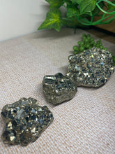 Load image into Gallery viewer, Small Pyrite cube cluster