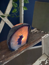 Load image into Gallery viewer, Teal Agate tea light Candle Holder