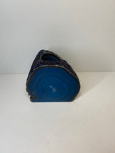 Load image into Gallery viewer, Teal Agate tea light Candle Holder 3