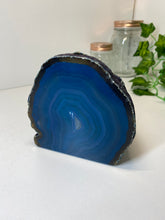 Load image into Gallery viewer, Teal Agate tea light Candle Holder 3