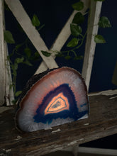 Load image into Gallery viewer, Teal Agate tea light Candle Holder 6