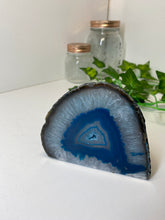 Load image into Gallery viewer, Teal Agate tea light Candle Holder 6